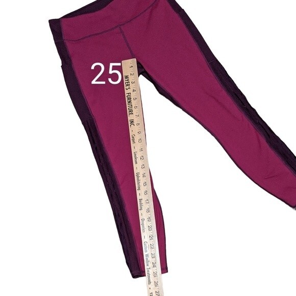 Fabletics Power hold color blocked phone pockets yoga leggings size see photos - Picture 3 of 9